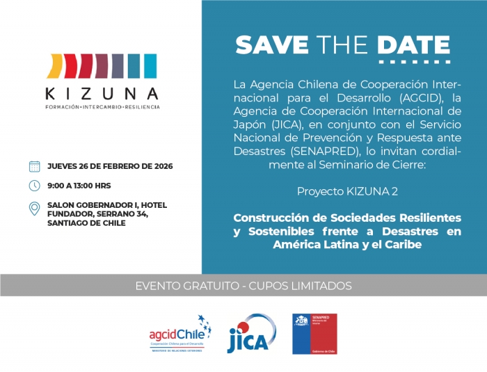 Save the Date Proyecto KIZUNA 2
